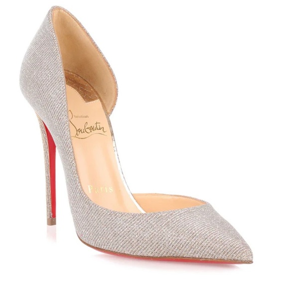 Christian Louboutin Shoes - Christian Louboutin Iriza 100 mm silver heels RETAIL 995